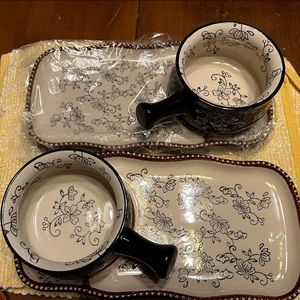 NWOT Temptations by Tara: 2 soup and sandwich sets